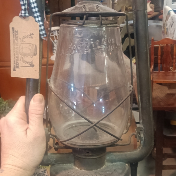 Rustic Black and Gray Lantern by - Picture 1 of 5